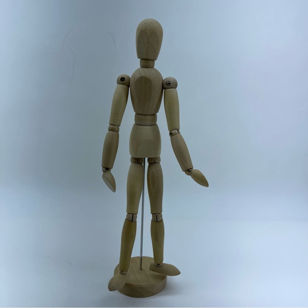 IKEA Gestalta Wooden Artist Model Posable Figure  Mannequin Doll Art Decor Wood